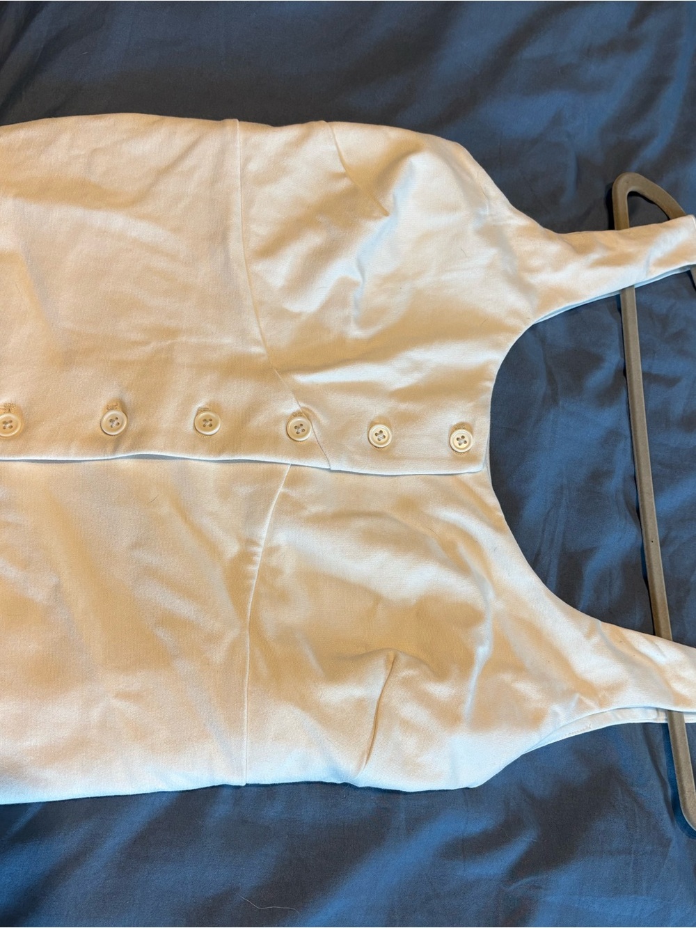 a new day Cream Button-Front Sleeveless Camisole